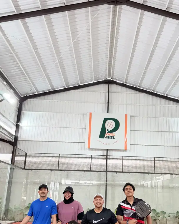 Four players under the crest